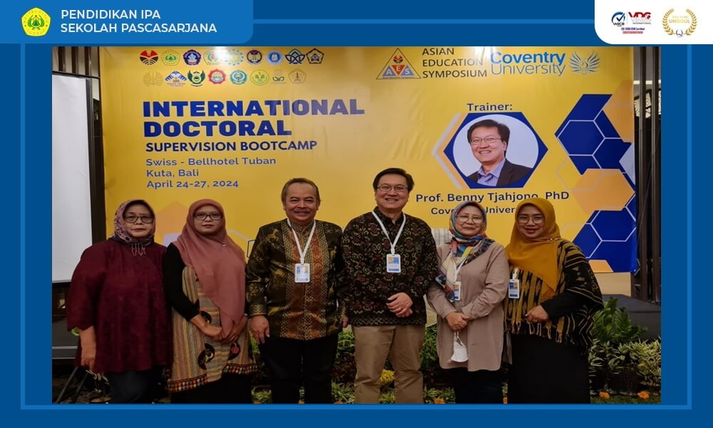 5 Profesor Prodi S2 Pendidikan IPA Mengikuti International Doctoral Supervision Bootcamp 2024 di Bali