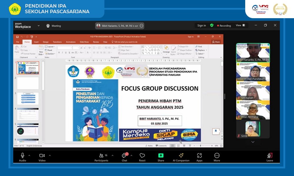 Focus Group Discussion: Pelaksanaan dan Pelaporan Hibah Penelitian Tesis Magister