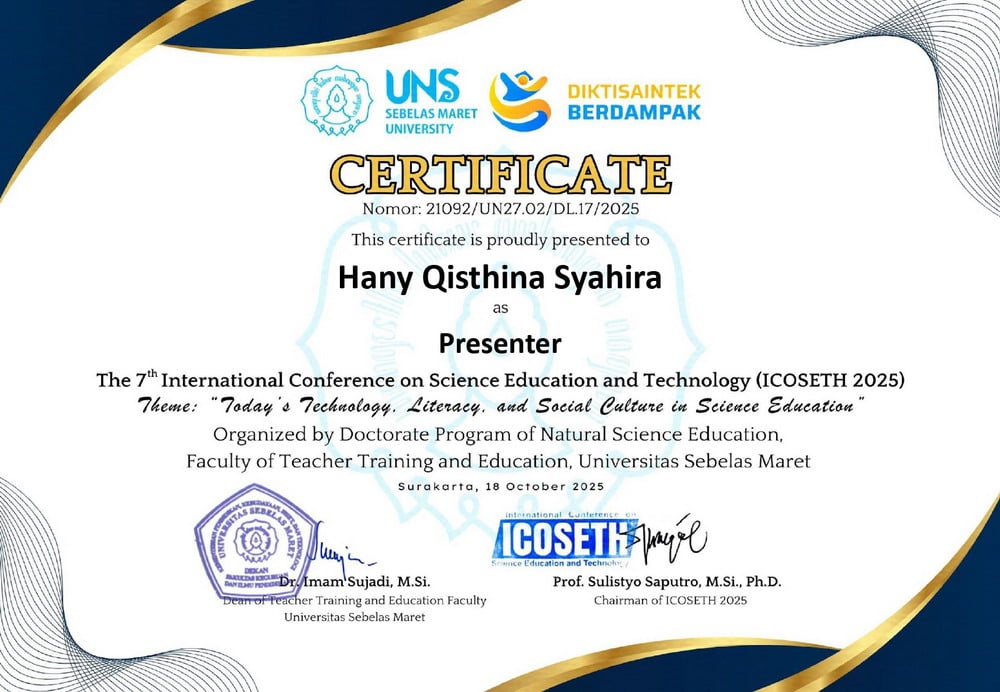 Hany Qisthina Syahira Et