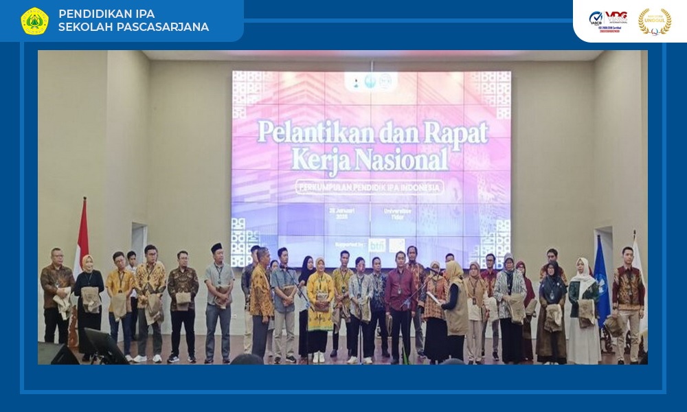 Tiga Dosen Magister Pendidikan IPA Dilantik menjadi Pengurus PPII Pusat Periode 2025-2029